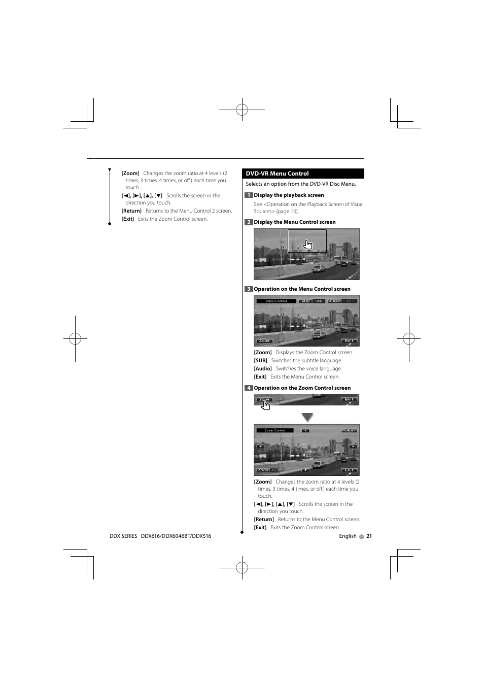 Kenwood DNX SERIES DDX6046BT User Manual | Page 21 / 100