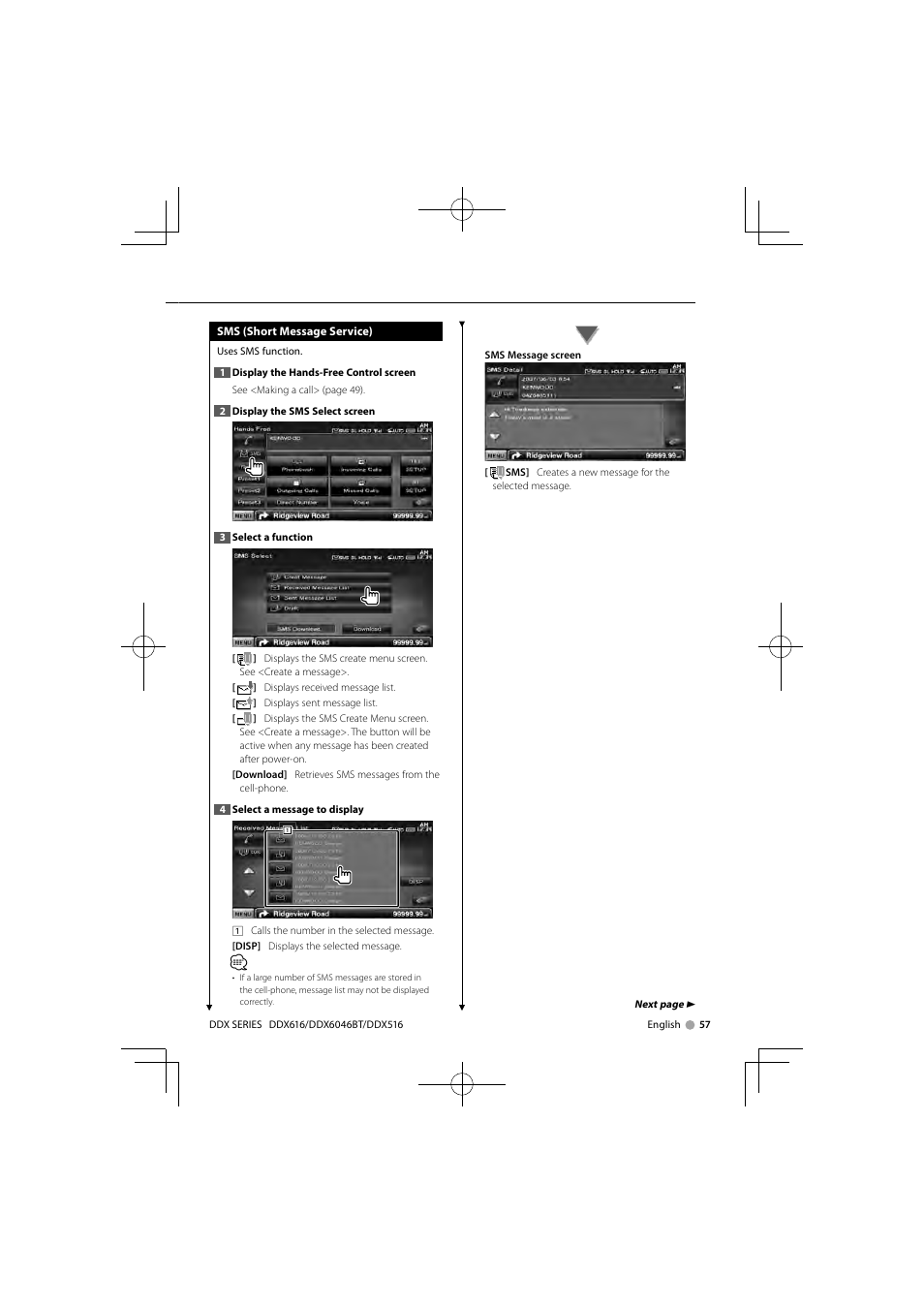 Kenwood DNX SERIES DDX6046BT User Manual | Page 57 / 100