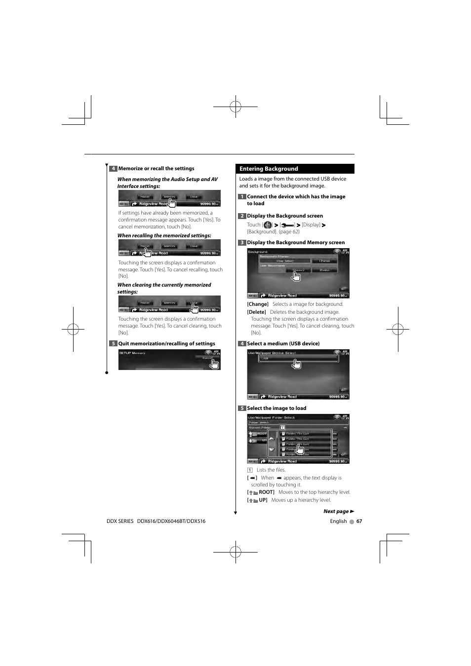 Kenwood DNX SERIES DDX6046BT User Manual | Page 67 / 100