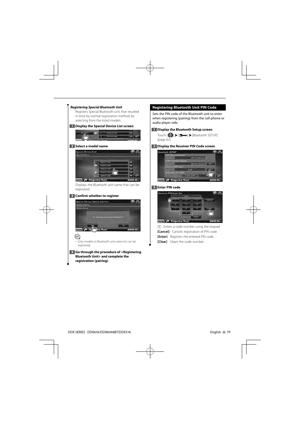 Kenwood DNX SERIES DDX6046BT User Manual | Page 71 / 100