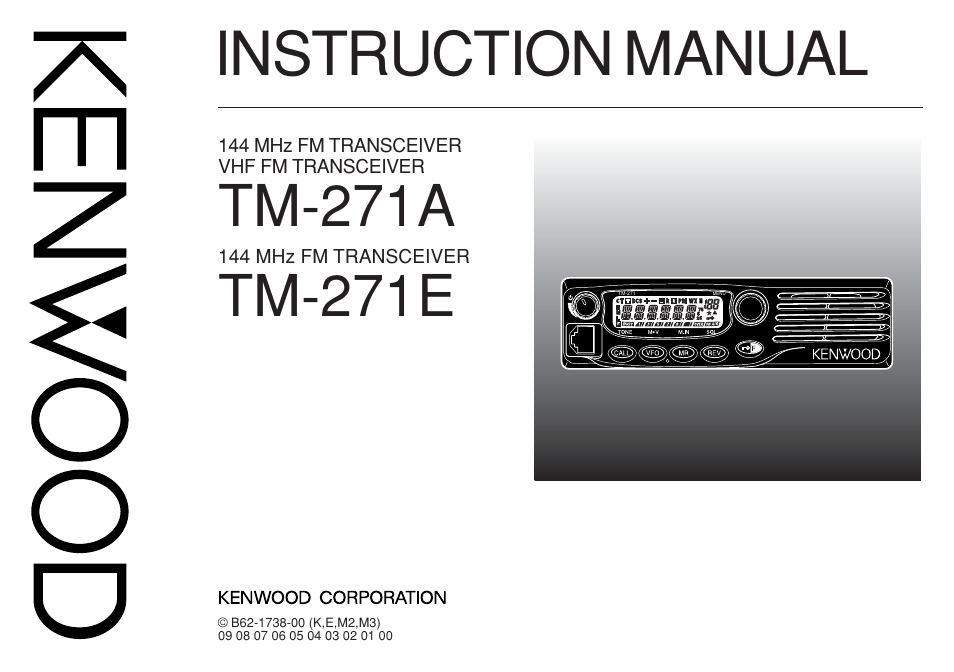 Kenwood TM-271A User Manual | 79 pages