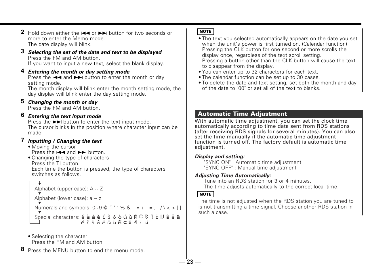 Kenwood KMD-673R User Manual | Page 23 / 36