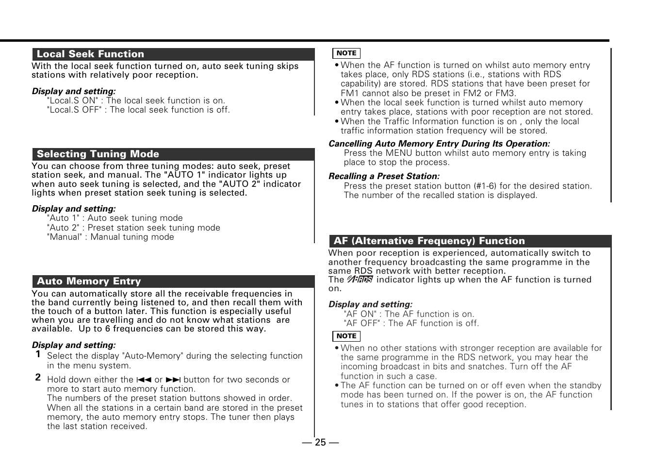 Kenwood KMD-673R User Manual | Page 25 / 36