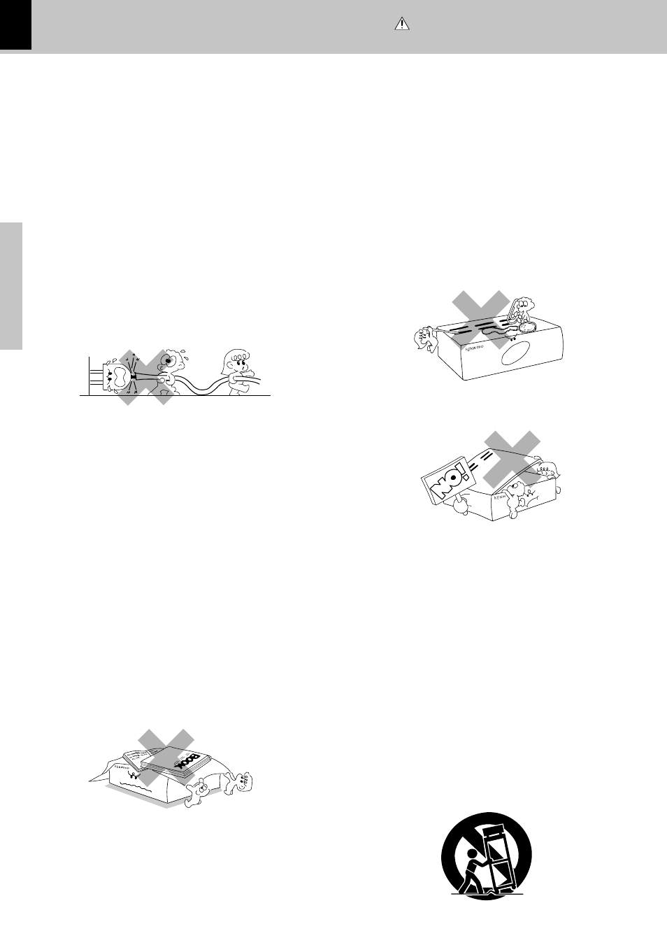 Important safeguards, Caution | Kenwood DVF-3550 User Manual | Page 4 / 44