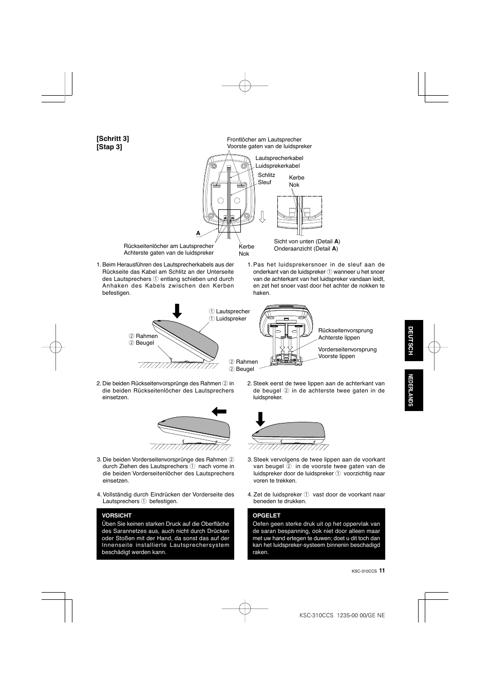 Kenwood KSC-310CCS User Manual | Page 11 / 20