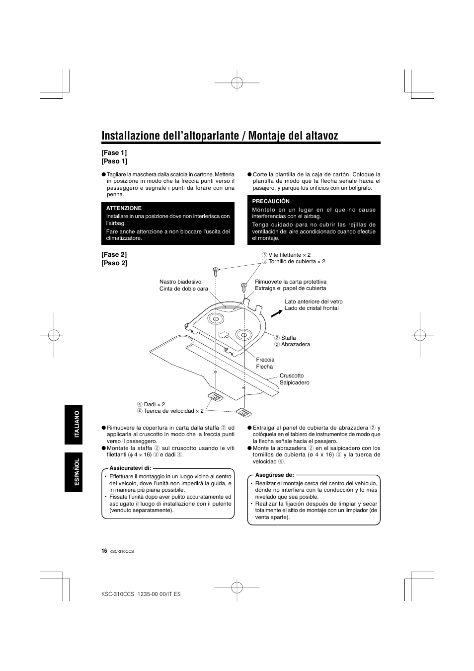 Kenwood KSC-310CCS User Manual | Page 16 / 20
