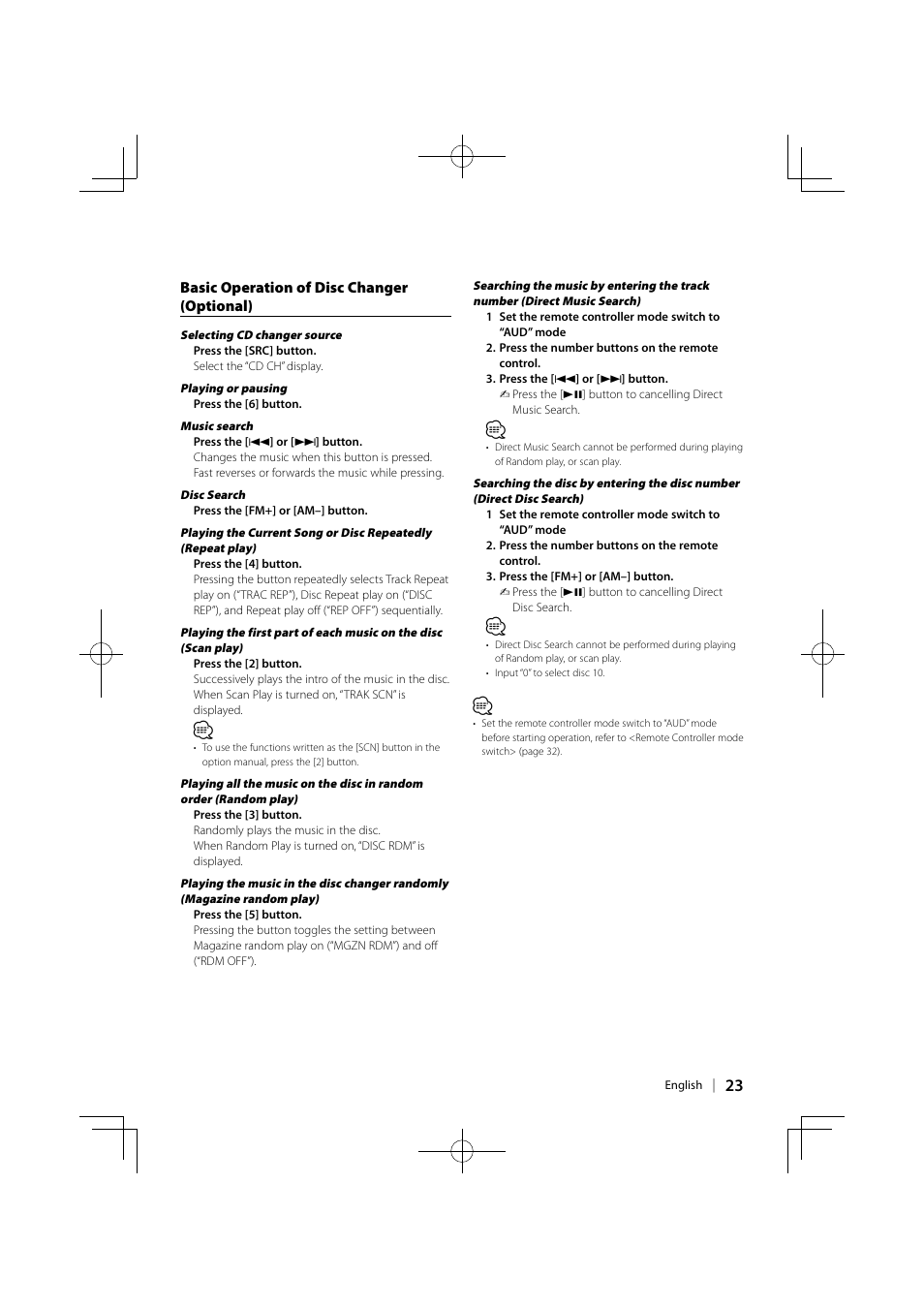 Kenwood KDV-MP5042U User Manual | Page 23 / 42
