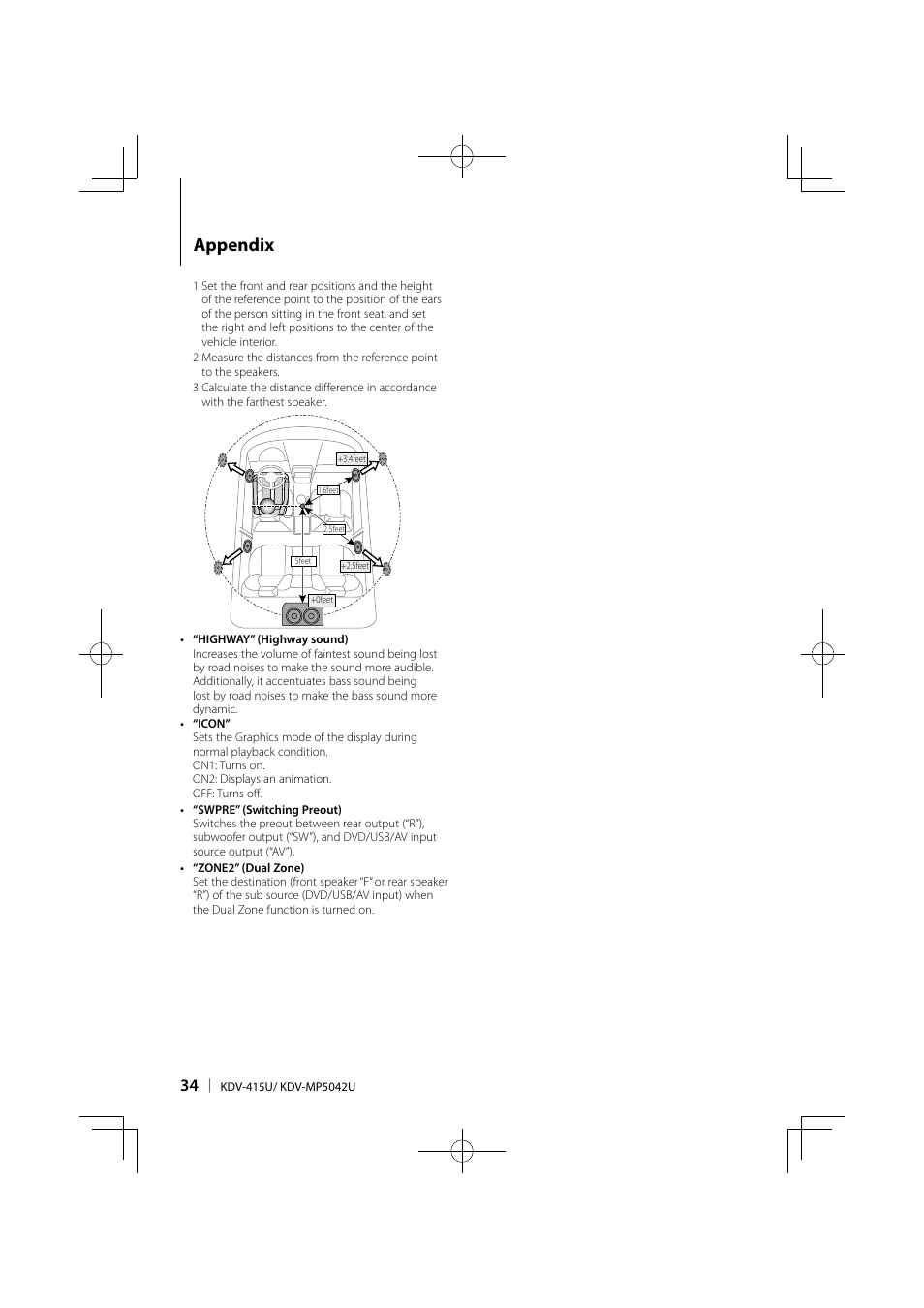 Appendix | Kenwood KDV-MP5042U User Manual | Page 34 / 42