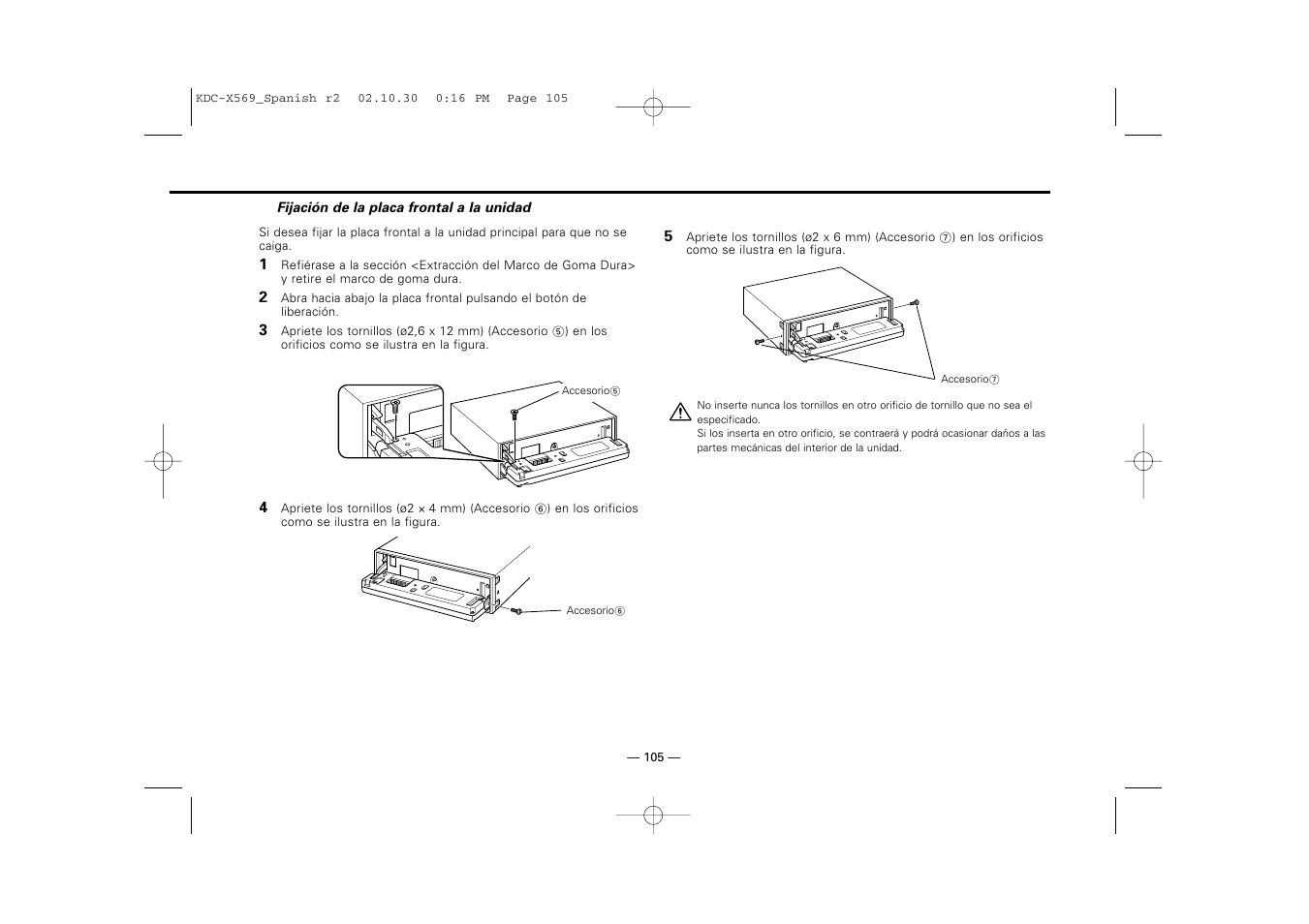 Kenwood KDC-MPV622 User Manual | Page 105 / 112