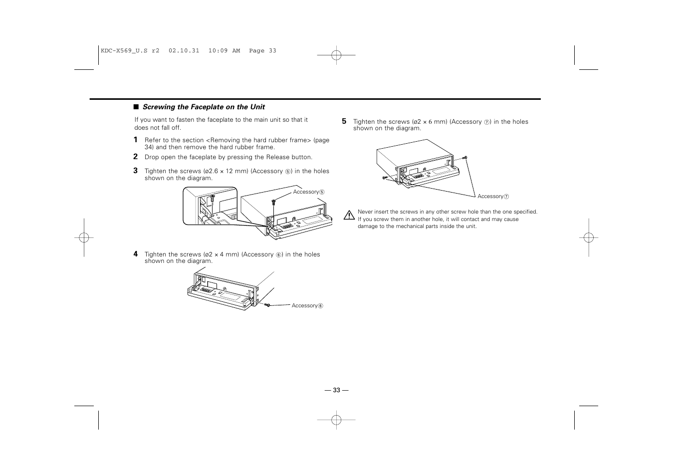 Kenwood KDC-MPV622 User Manual | Page 33 / 112