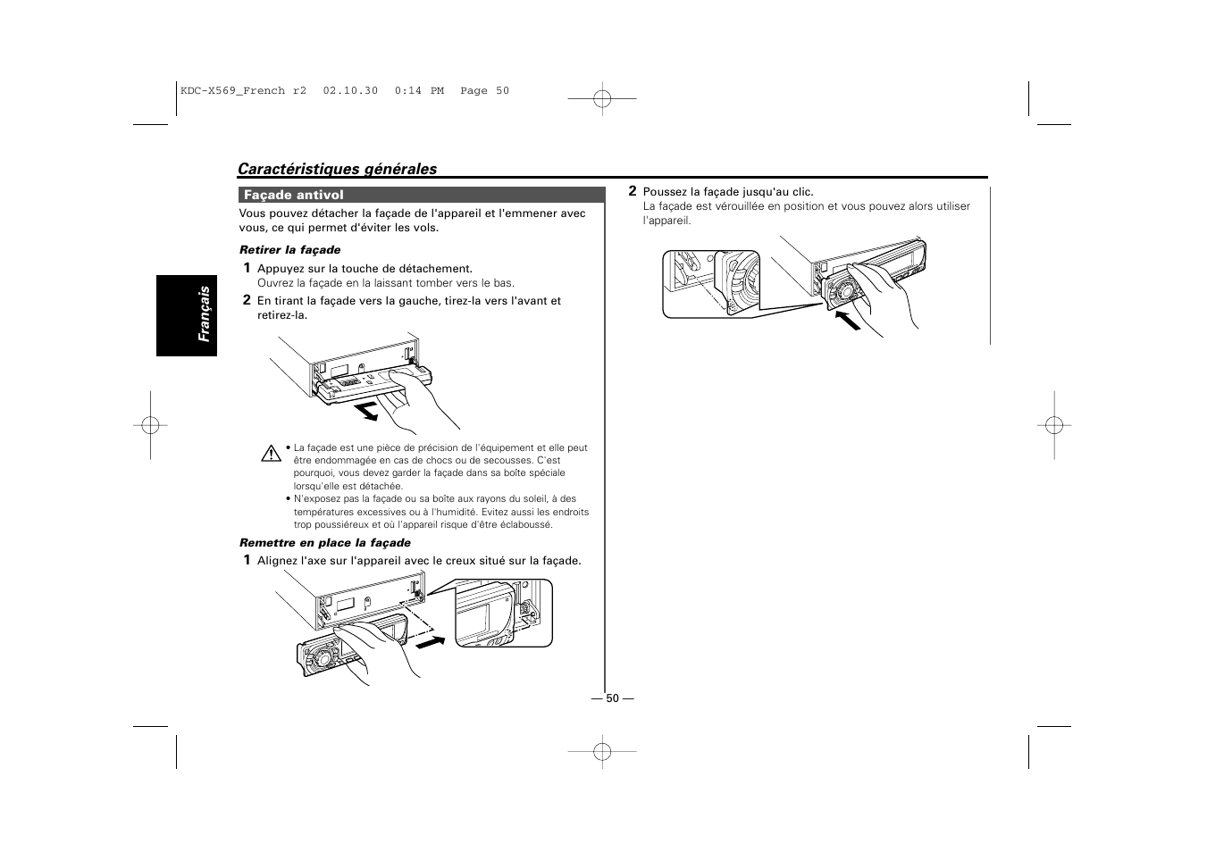 Kenwood KDC-MPV622 User Manual | Page 50 / 112