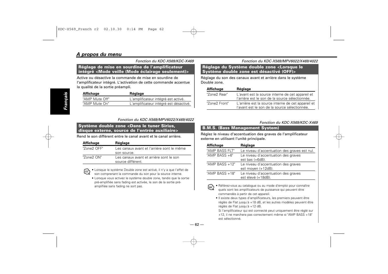 Kenwood KDC-MPV622 User Manual | Page 62 / 112