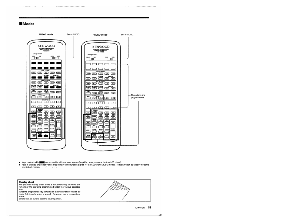 Kenwood KC-993 User Manual | Page 19 / 24