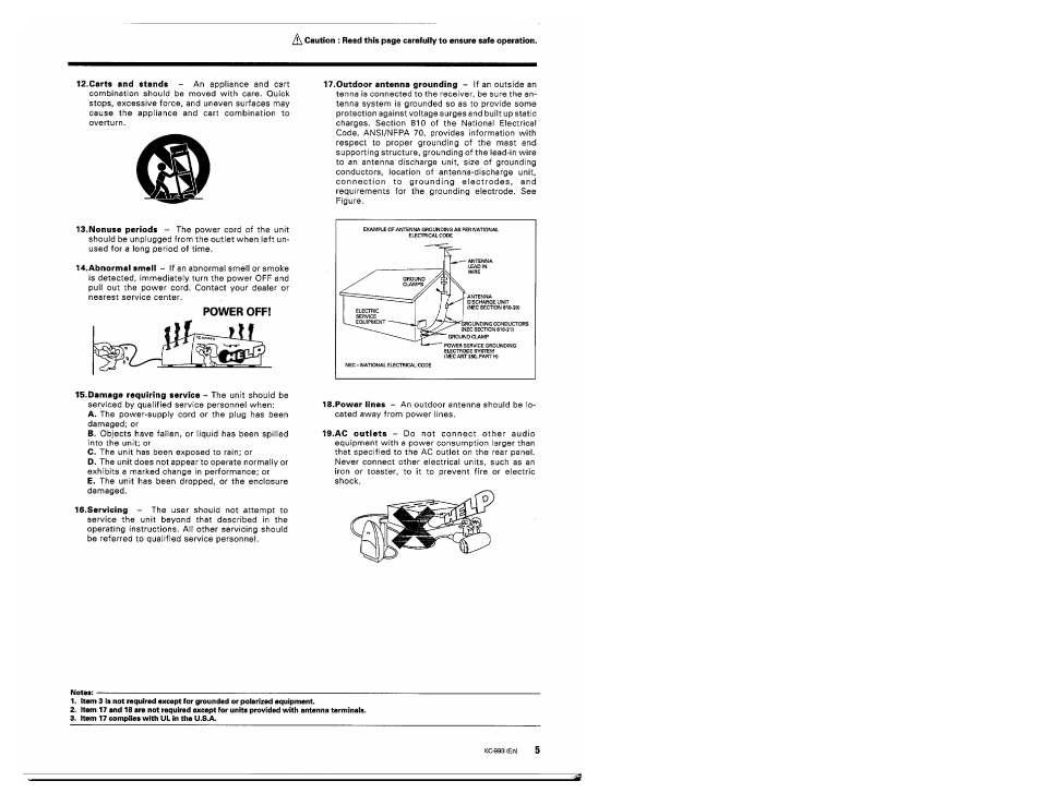 Kenwood KC-993 User Manual | Page 5 / 24