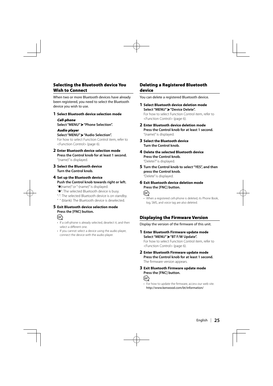 Kenwood KOS-A300 User Manual | Page 25 / 44