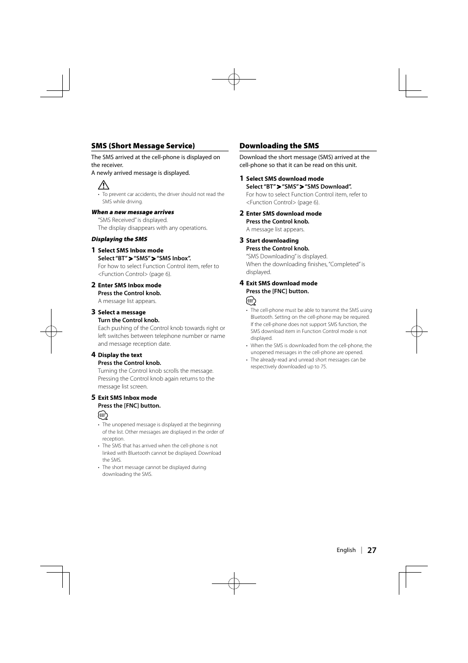 Kenwood KOS-A300 User Manual | Page 27 / 44