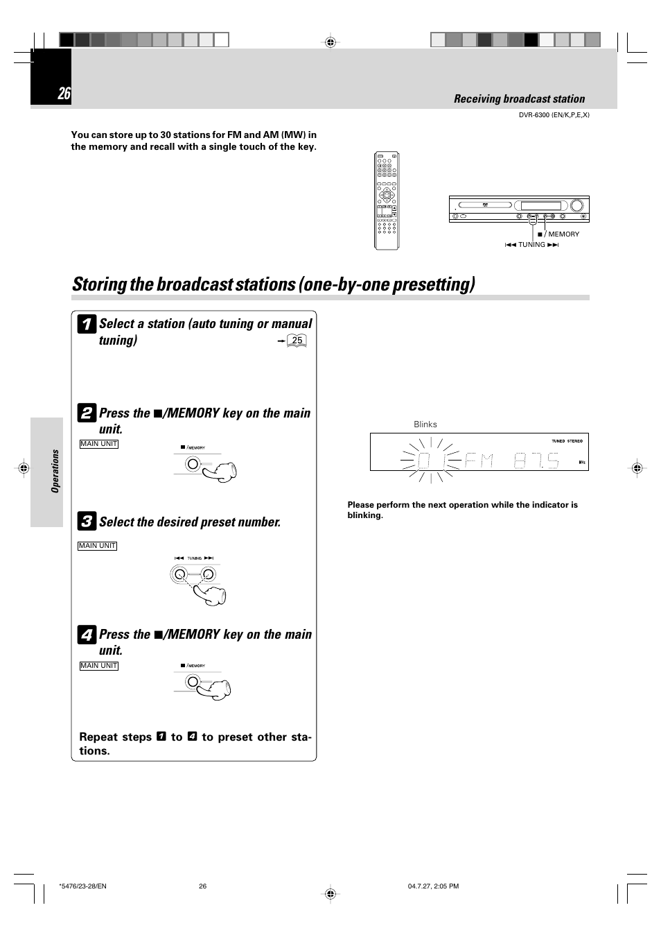 Kenwood DVT-7300 User Manual | Page 26 / 48