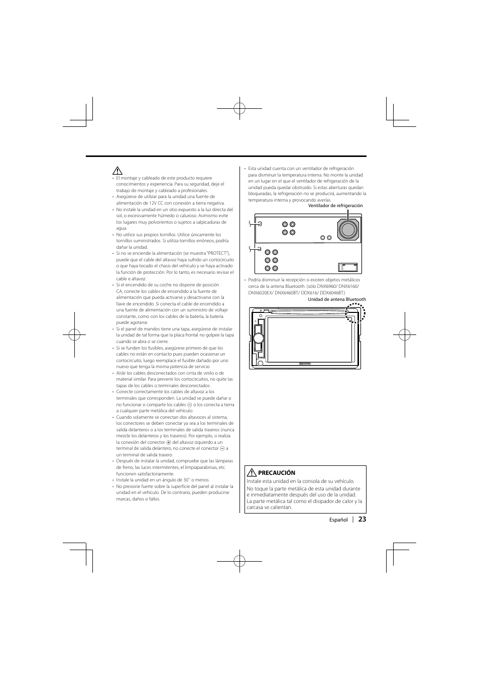 Kenwood DDX6046BT User Manual | Page 23 / 32