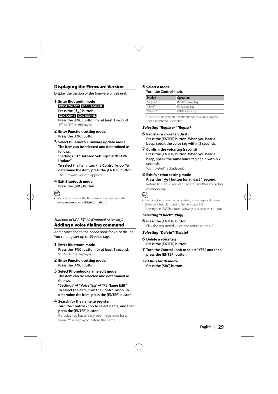 Kenwood KDC-U6046L User Manual | Page 29 / 40