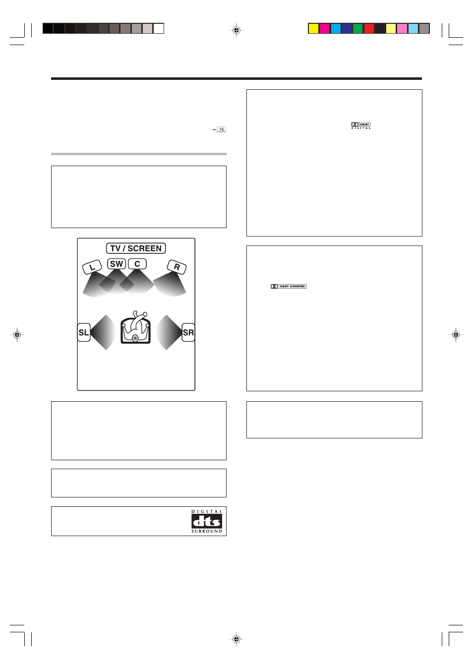 Ambience effects, Surround modes | Kenwood VR-716 User Manual | Page 23 / 40