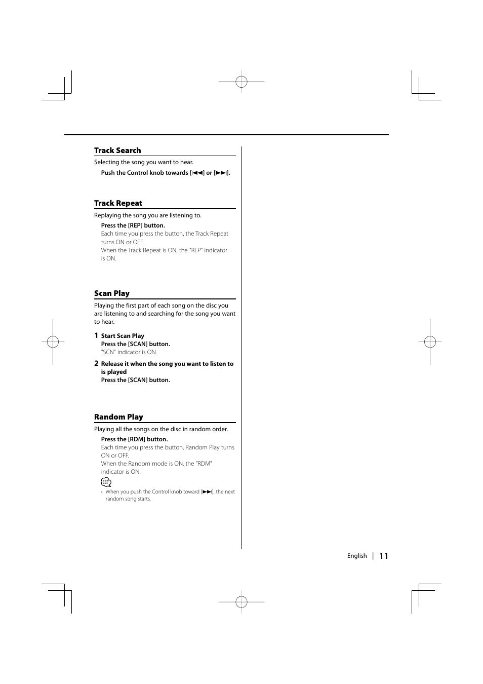 Kenwood KDC-135 User Manual | Page 11 / 56