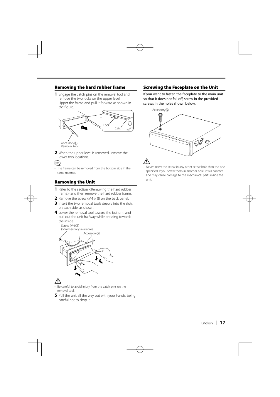 Kenwood KDC-135 User Manual | Page 17 / 56