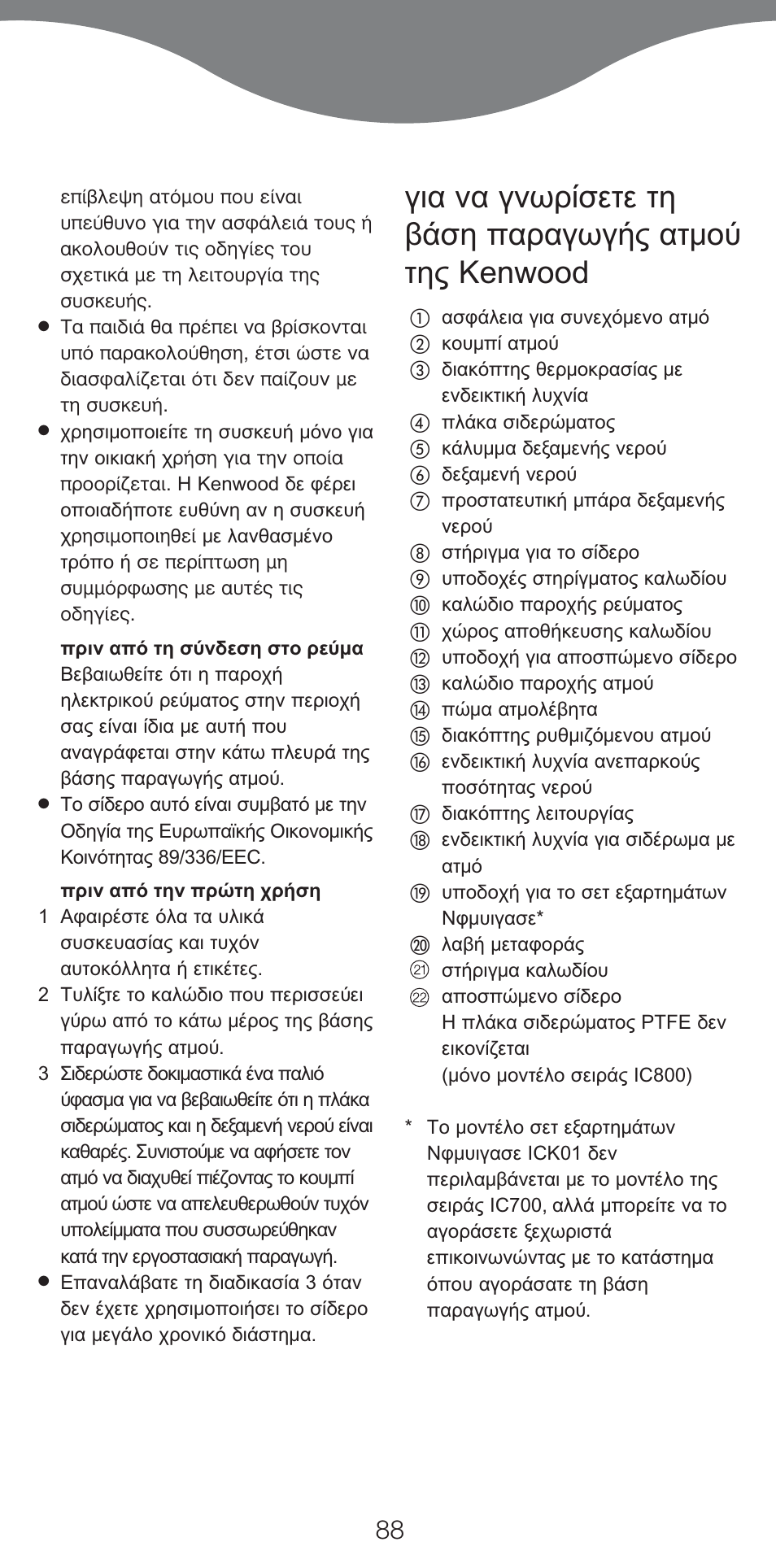 Kenwood | Kenwood IC800 User Manual | Page 91 / 105