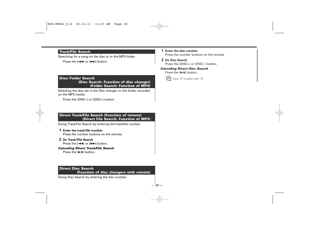 Kenwood eXcelon KDC-X769 User Manual | Page 25 / 48