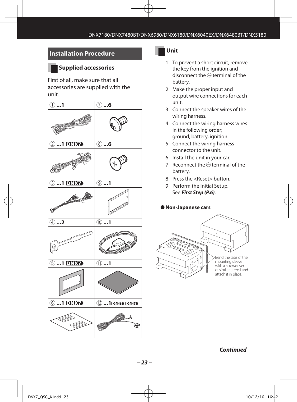 Kenwood DNX7180 User Manual | Page 23 / 32