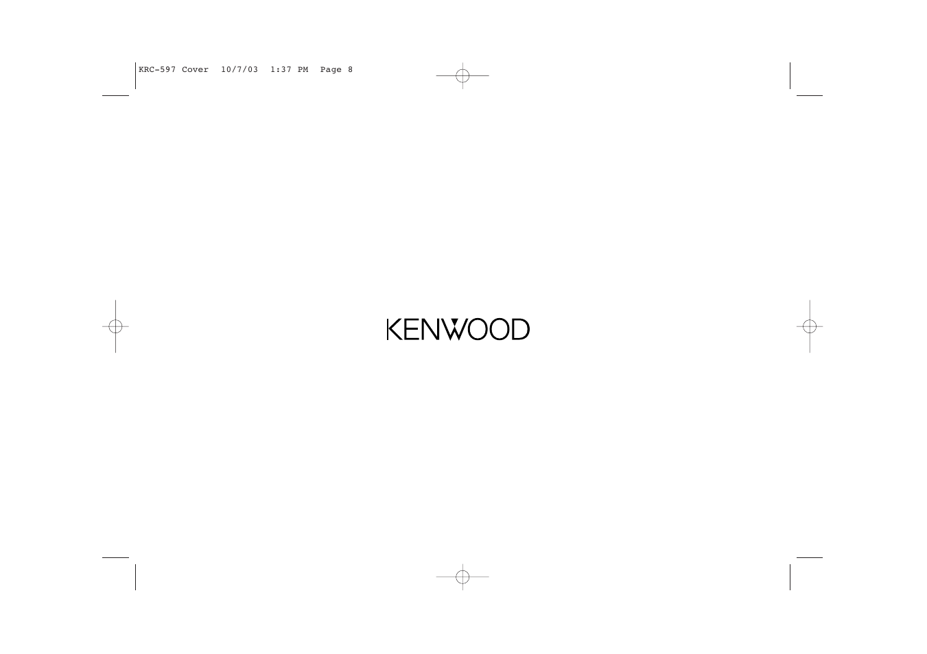 Kenwood KRC-597 User Manual | Page 36 / 36