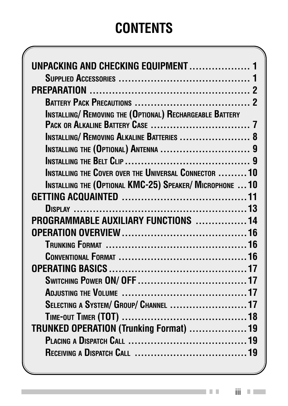 Kenwood TK-2140 User Manual | Page 4 / 38