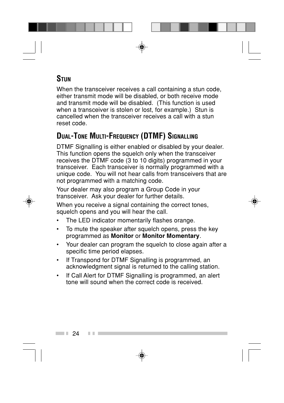 Dtmf) s | Kenwood TK-3202L User Manual | Page 31 / 32