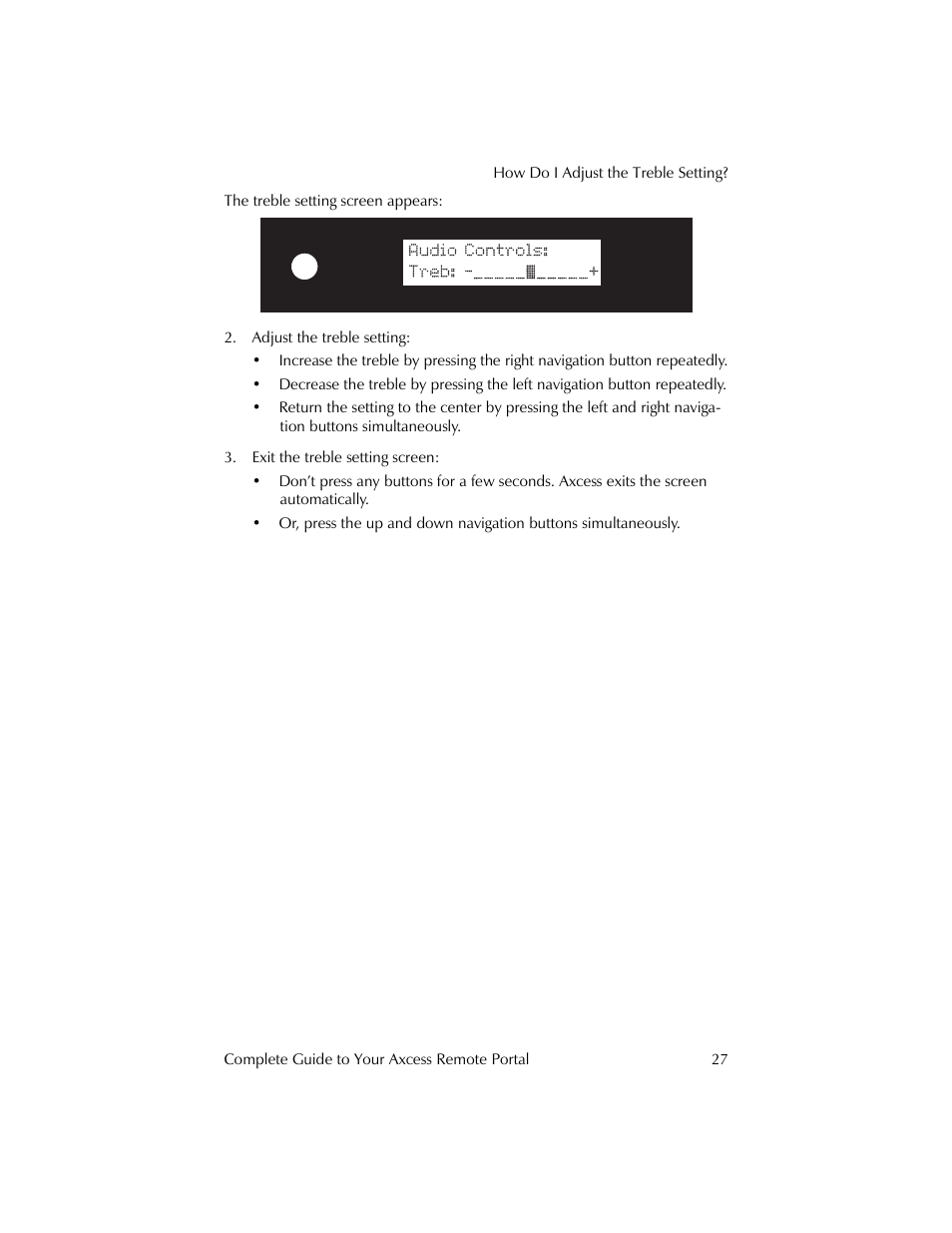 Kenwood Axcess Remote Portal User Manual | Page 33 / 44