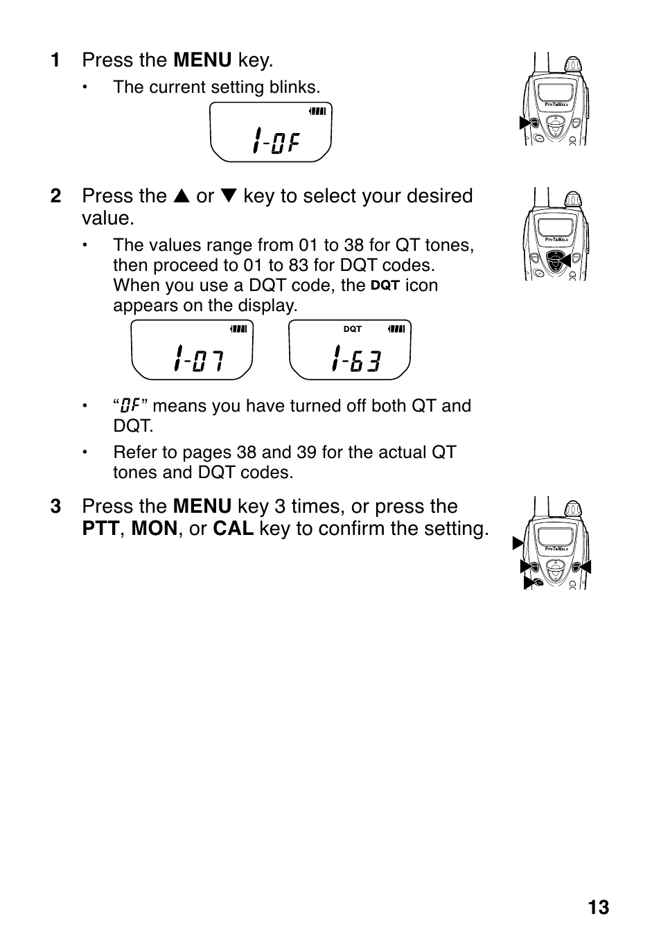 Kenwood ProTalk XLS TK-3130 User Manual | Page 19 / 48