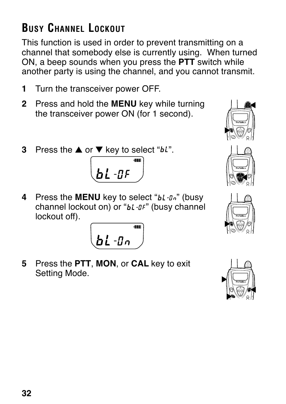 Kenwood ProTalk XLS TK-3130 User Manual | Page 38 / 48