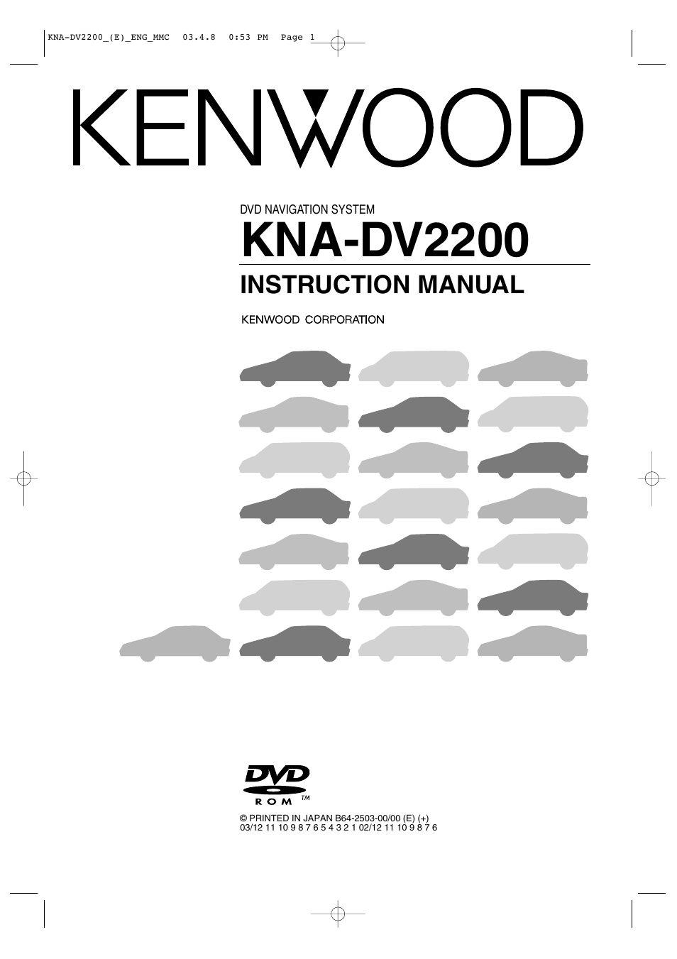 Kenwood KNA-DV2200 User Manual | 52 pages