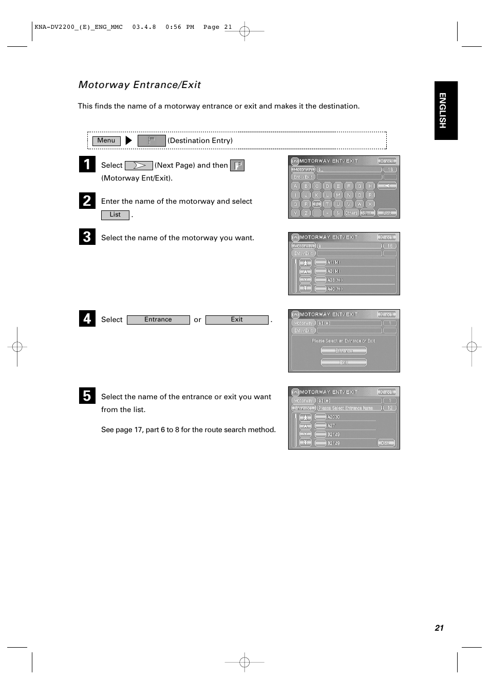 Kenwood KNA-DV2200 User Manual | Page 23 / 52