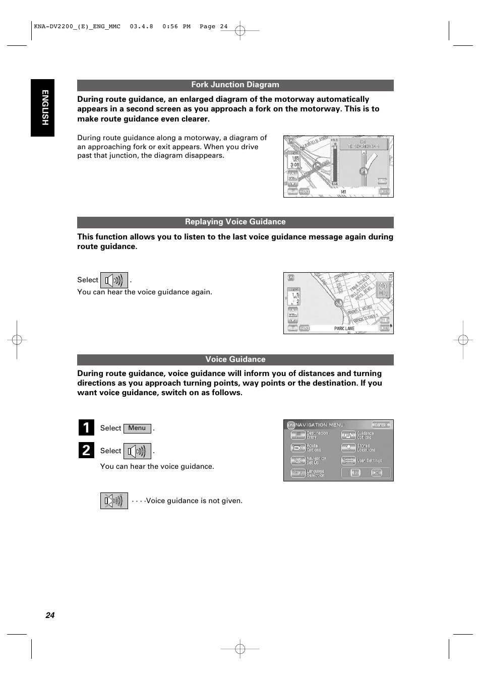 Kenwood KNA-DV2200 User Manual | Page 26 / 52