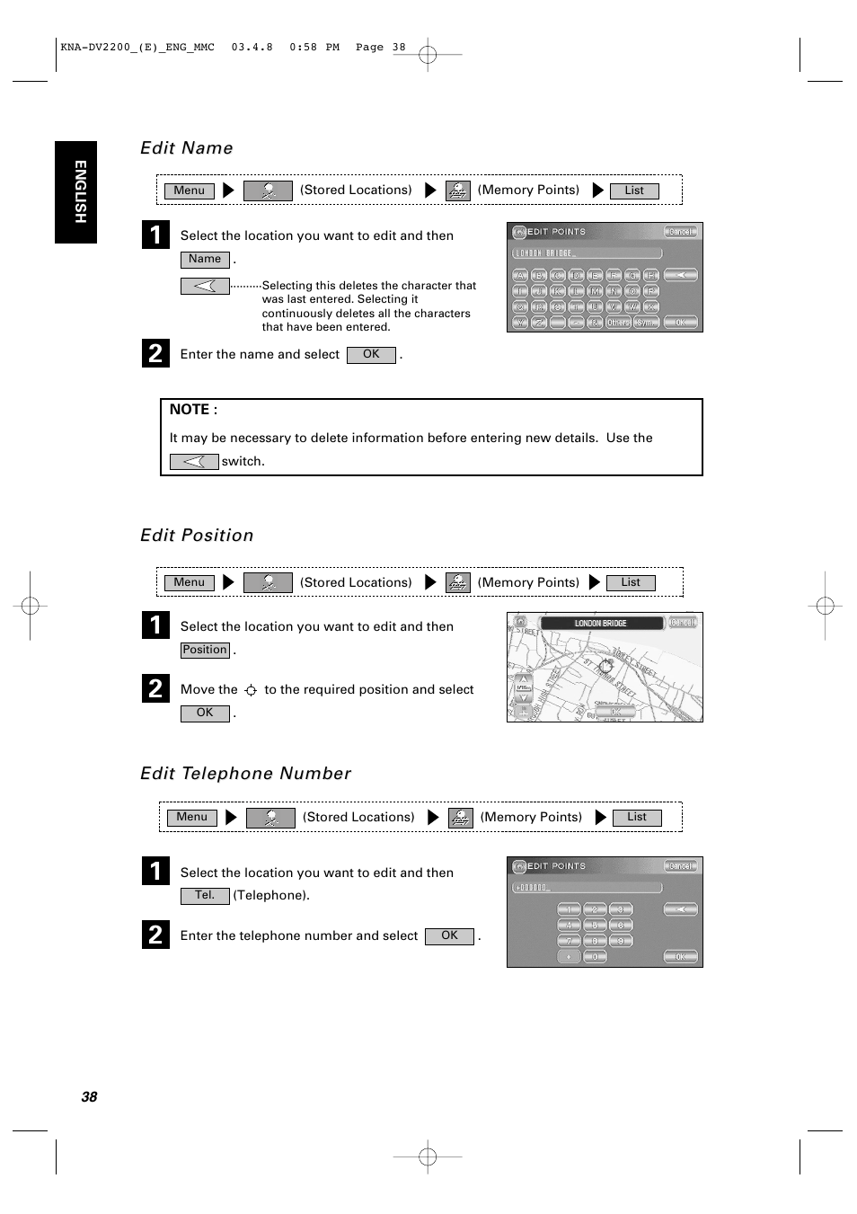 Kenwood KNA-DV2200 User Manual | Page 40 / 52