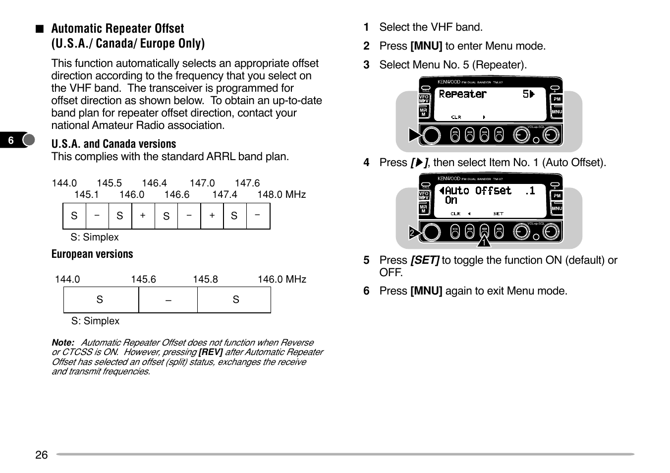 Kenwood TM-V7E User Manual | Page 32 / 100