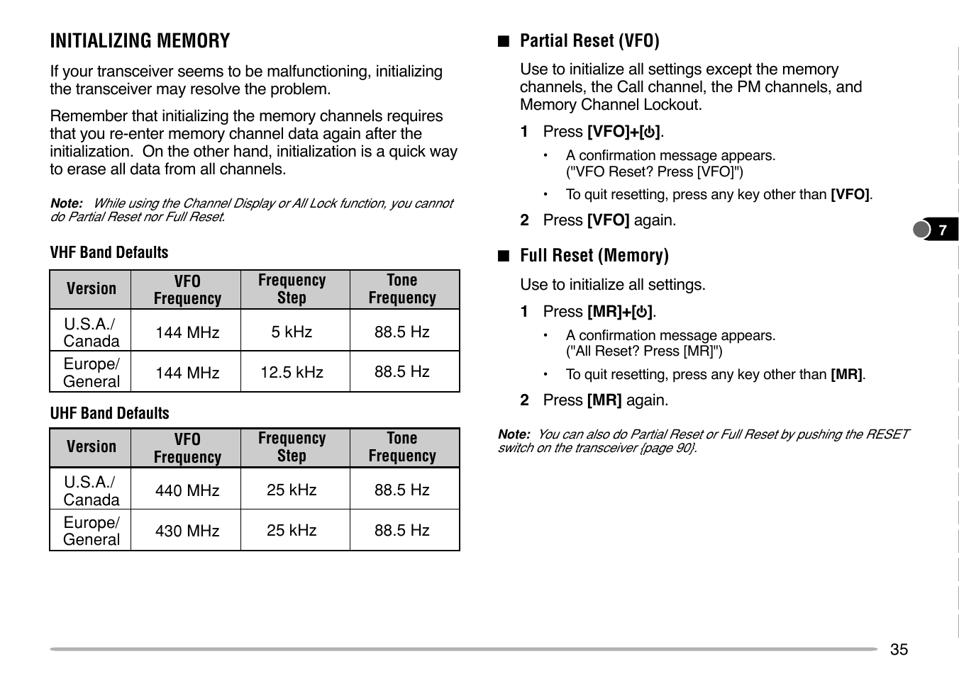 Kenwood TM-V7E User Manual | Page 41 / 100