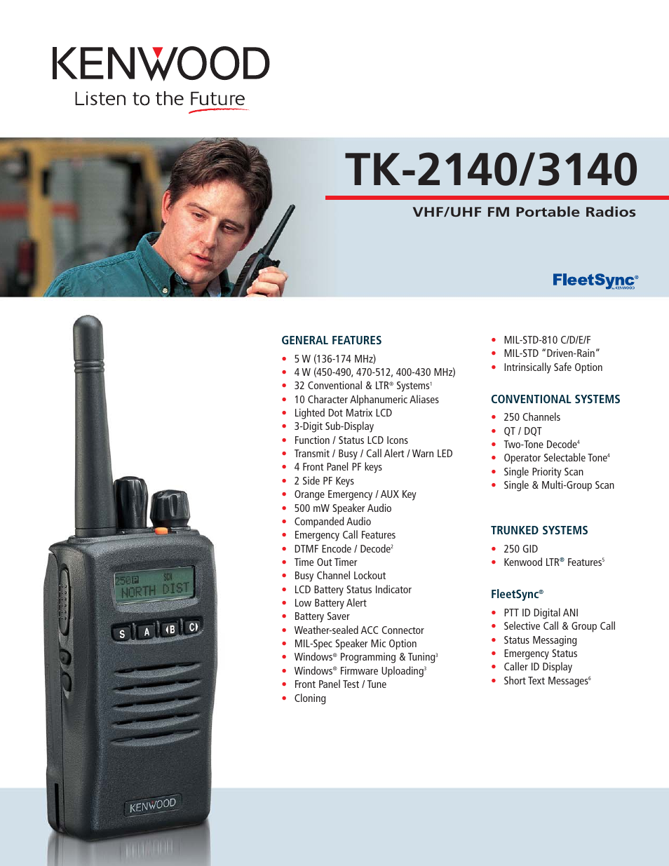 Kenwood TK-3140 User Manual | 2 pages