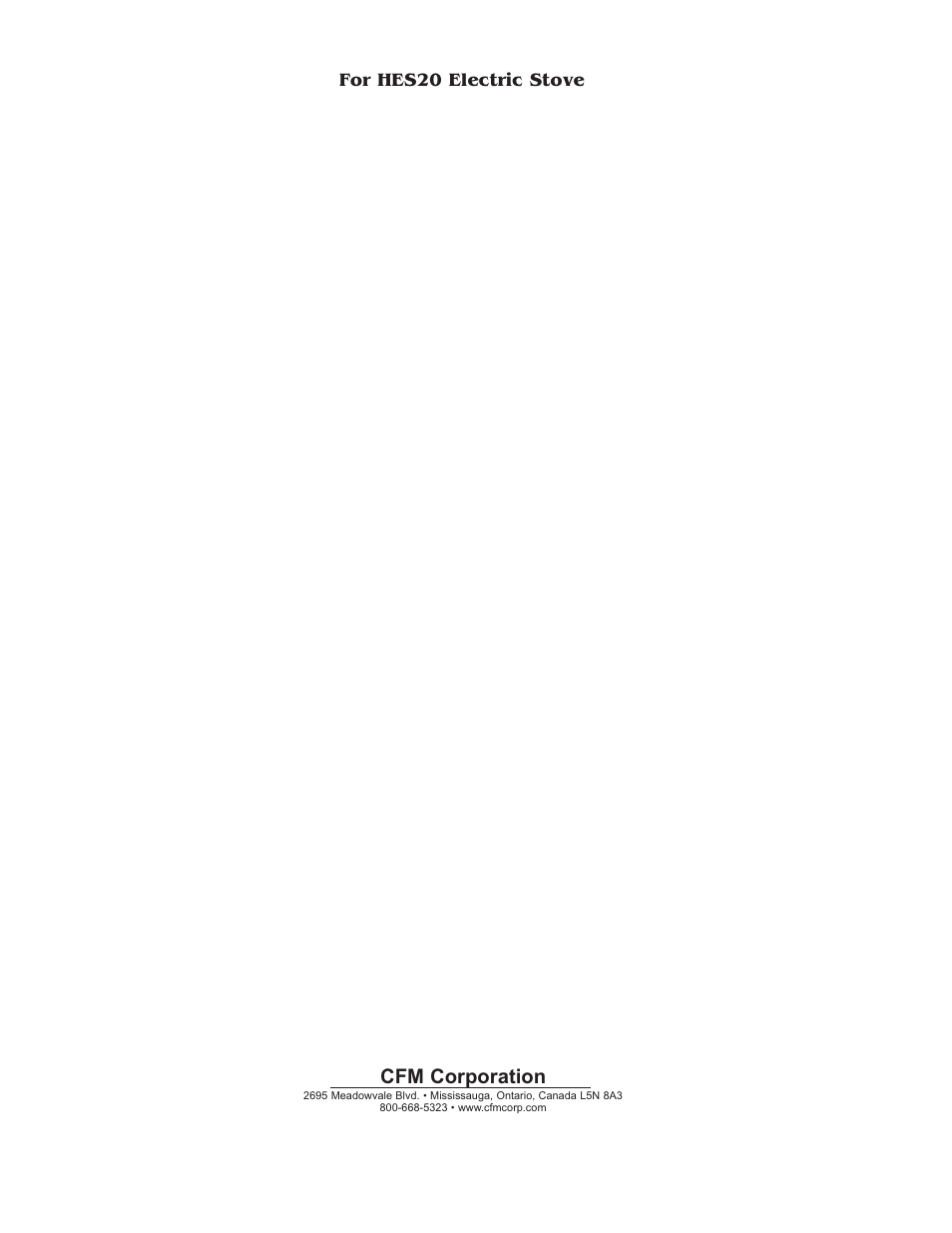 1 year warranty, Cfm corporation | Kenwood HES20 User Manual | Page 8 / 8
