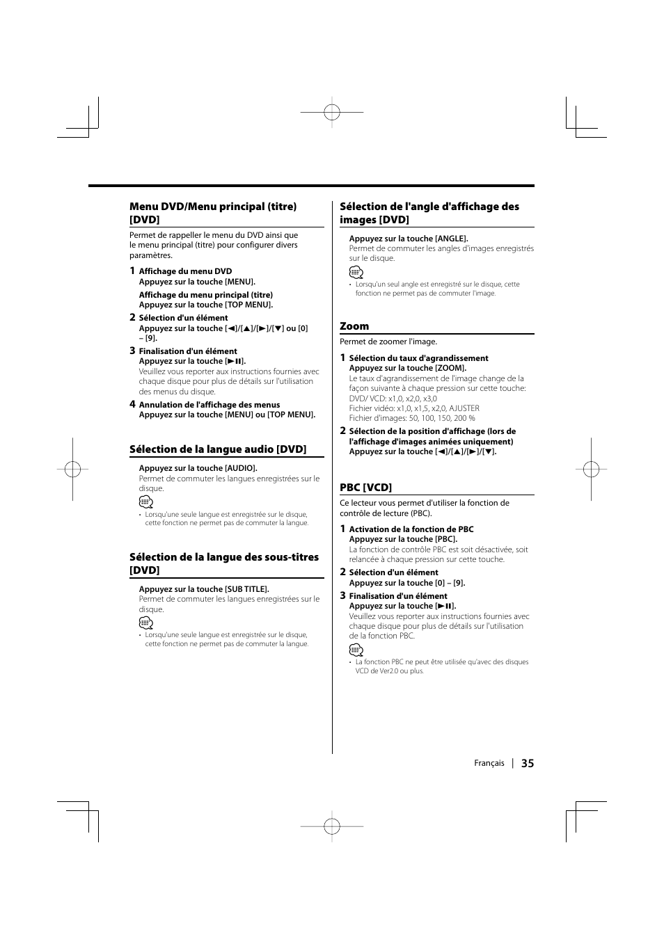 Kenwood KDV-S211P User Manual | Page 35 / 68