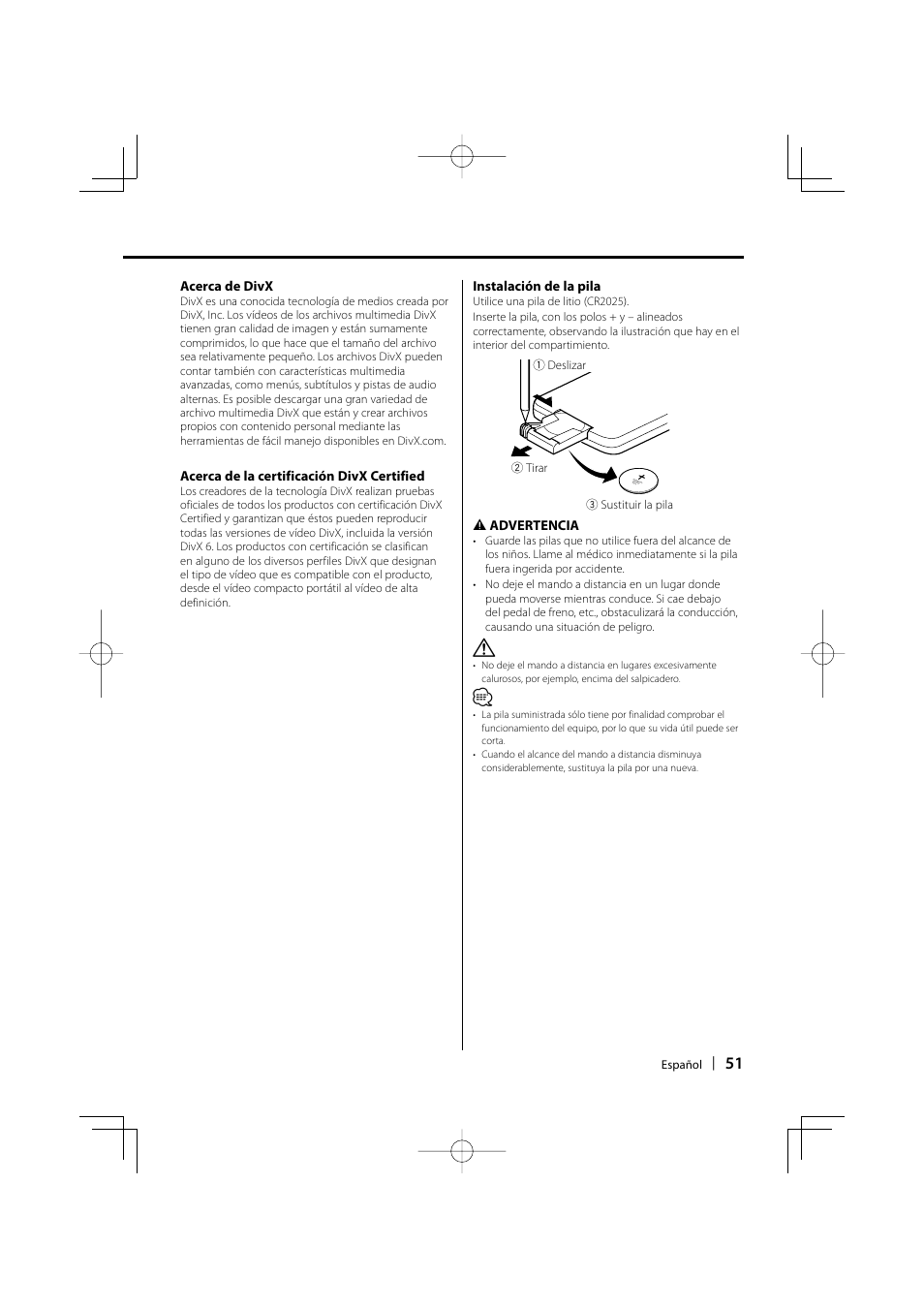 Kenwood KDV-S211P User Manual | Page 51 / 68