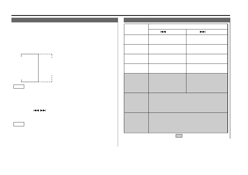 Audio control setting, Table of audio control setting, Other features | Kenwood KRC-859C User Manual | Page 29 / 46