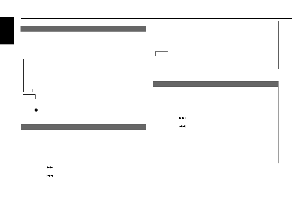Switching spectrum analyzer display, Switching graphic display, Switching clock display | Other features, English | Kenwood KRC-859C User Manual | Page 32 / 46