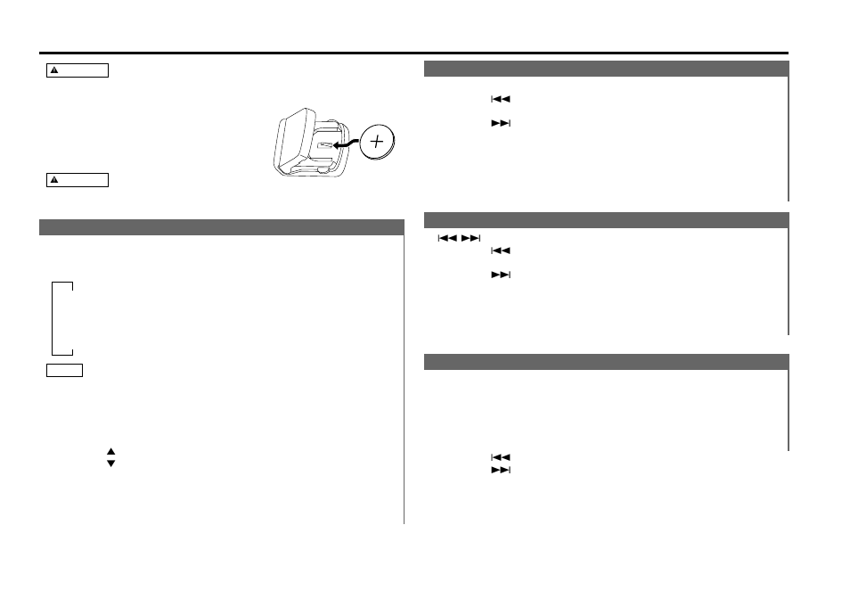 All modes, Tuner mode, Tape mode | Disc control mode, Basic operations of steering remote control | Kenwood KRC-859C User Manual | Page 35 / 46