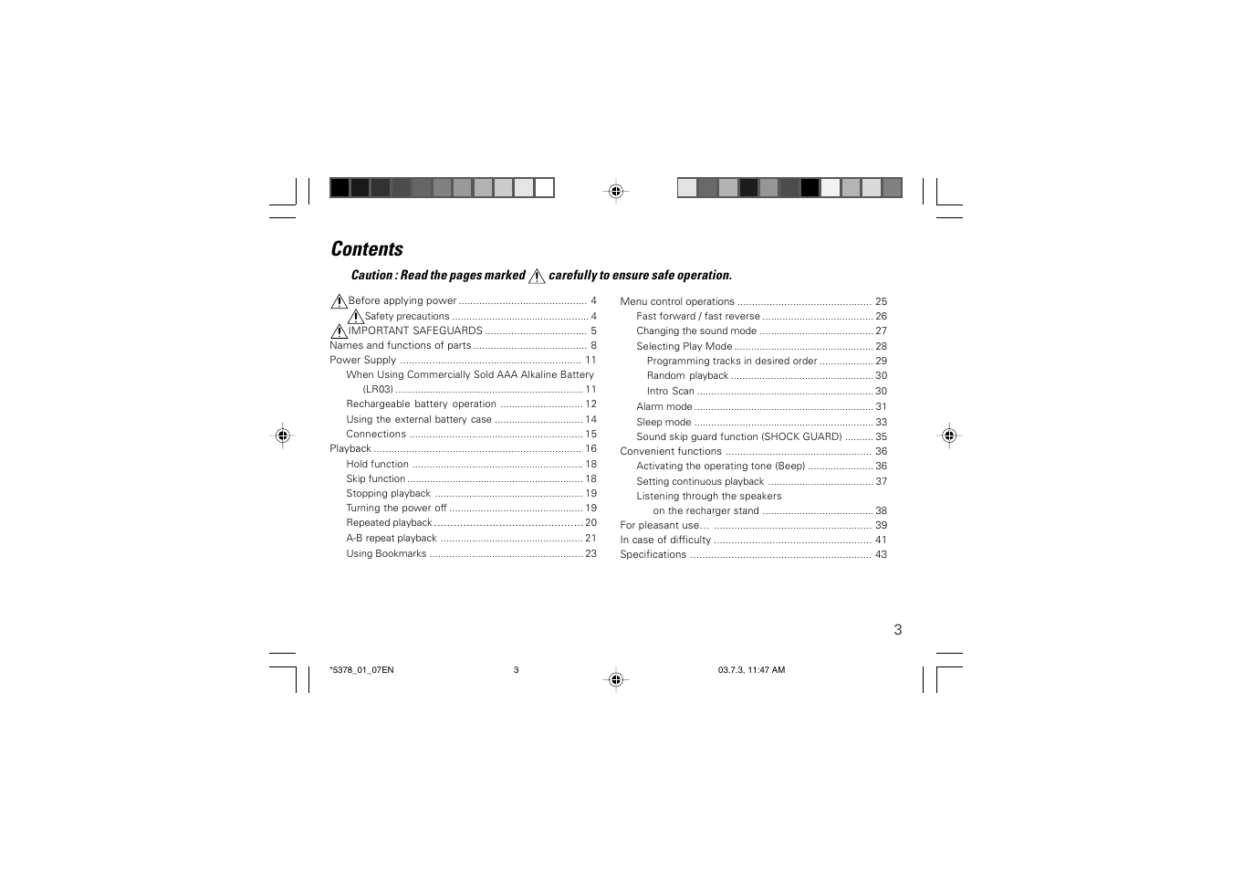 Kenwood DPC-X937 User Manual | Page 3 / 44