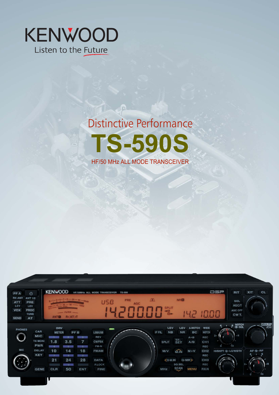 Kenwood 50 MHZ ALL MODE TRANSCEIVER TS-590S User Manual | 76 pages